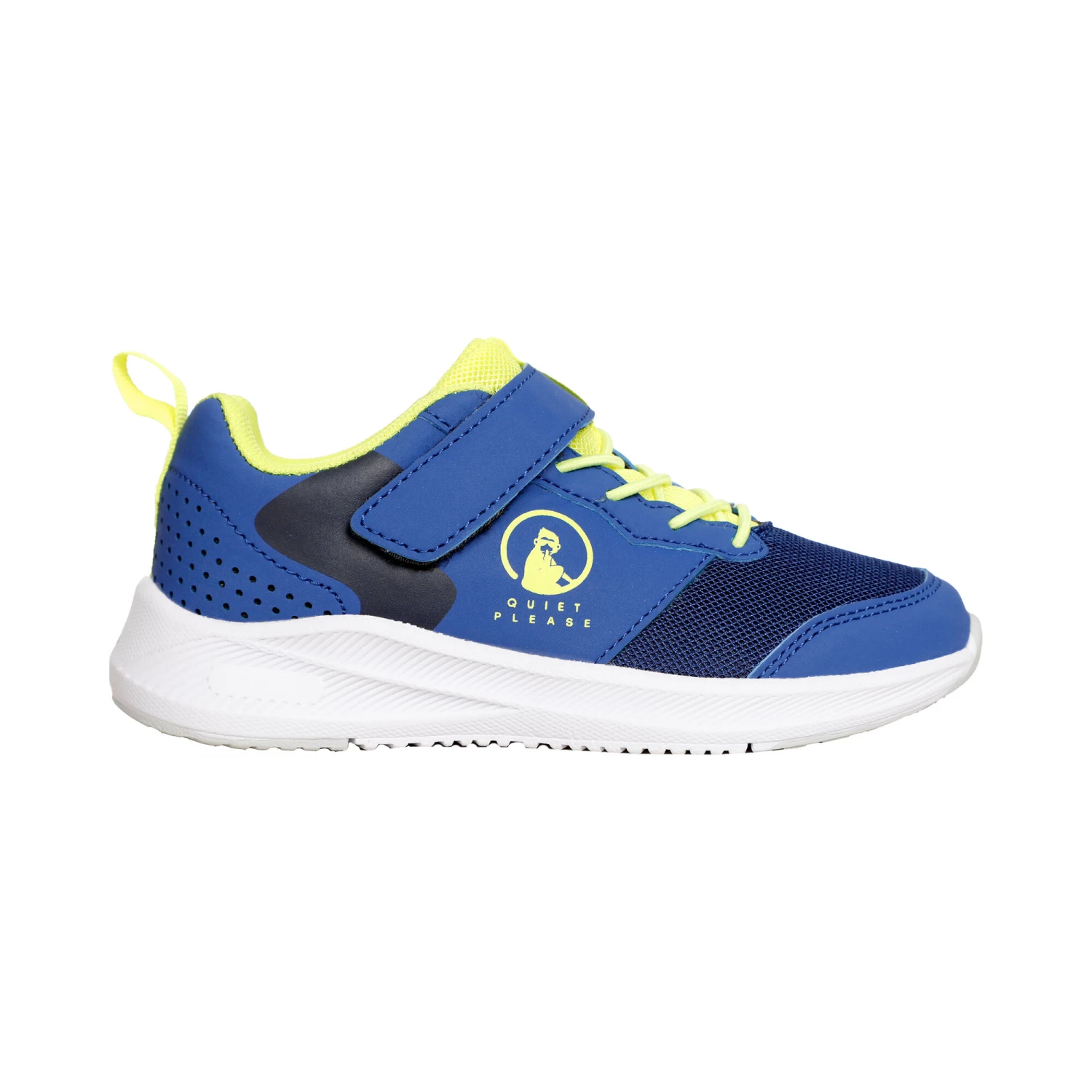 Courtstyler Velcro All Court Shoe Kids - Blue, Yellow 1 Courtstyler Velcro All Court Shoe Kids - Blue, Yellow