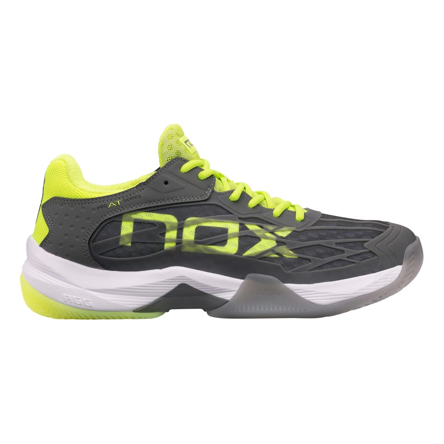 NOX AT10 Lux Padel Shoe Men - Grey, Neon Yellow 1 NOX AT10 Lux Padel Shoe Men - Grey, Neon Yellow
