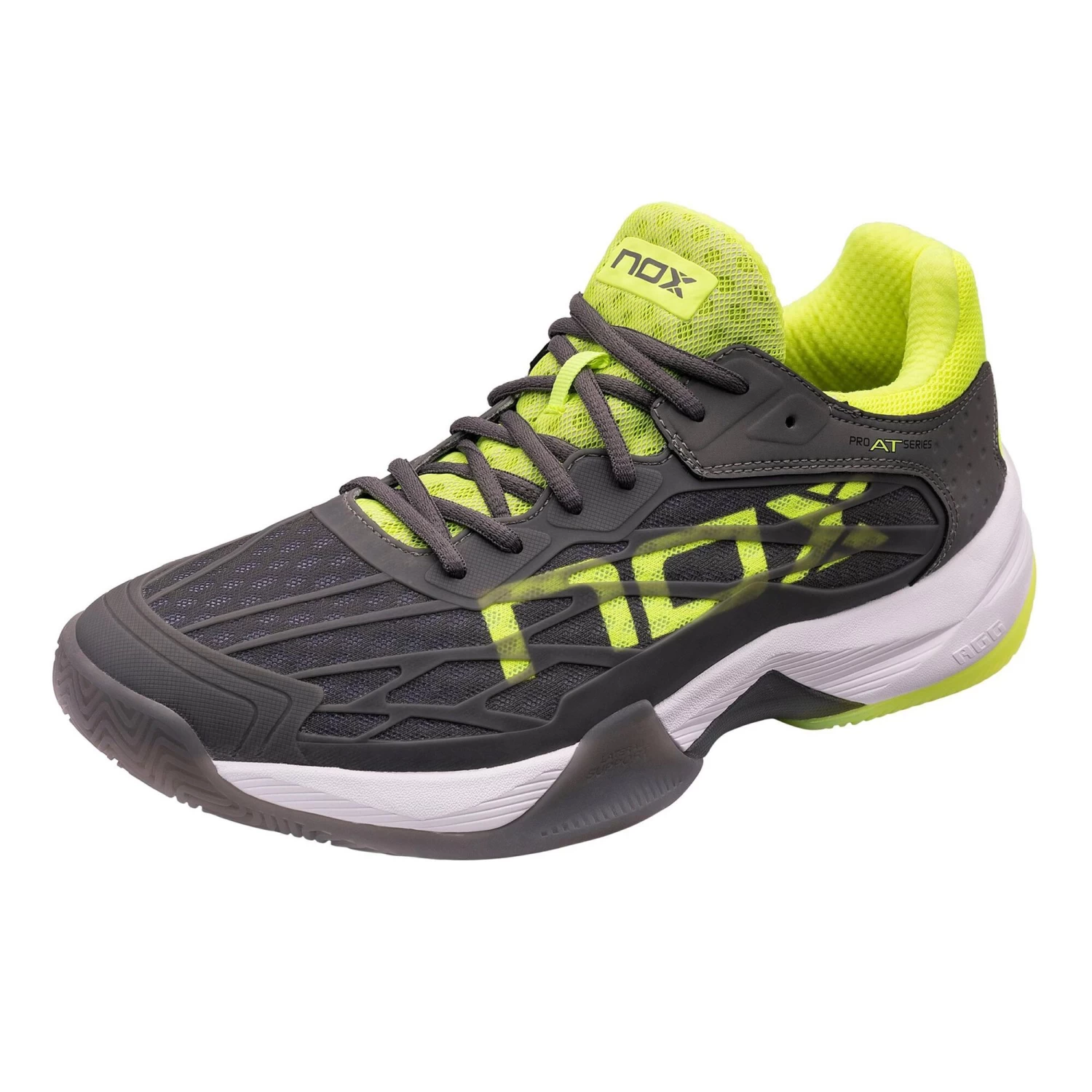 NOX AT10 Lux Padel Shoe Men - Grey, Neon Yellow 7 NOX AT10 Lux Padel Shoe Men - Grey, Neon Yellow - Image 7