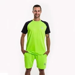 Elastan Shorts Men - Neon Green, Silver -Sports Supplies Shop 00001000 12