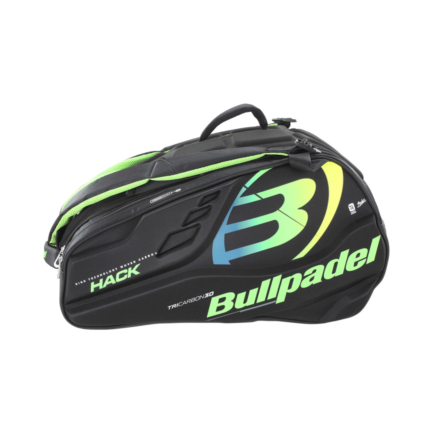 BULLPADEL HACK 005 Padel Racket Bag - Black, Green 1 BULLPADEL HACK 005 Padel Racket Bag - Black, Green