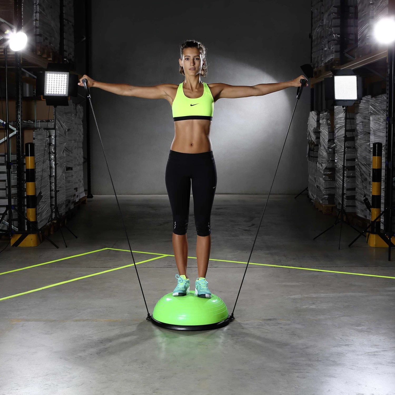 Balance Ball - Green, Black 2 Balance Ball - Green, Black - Image 2