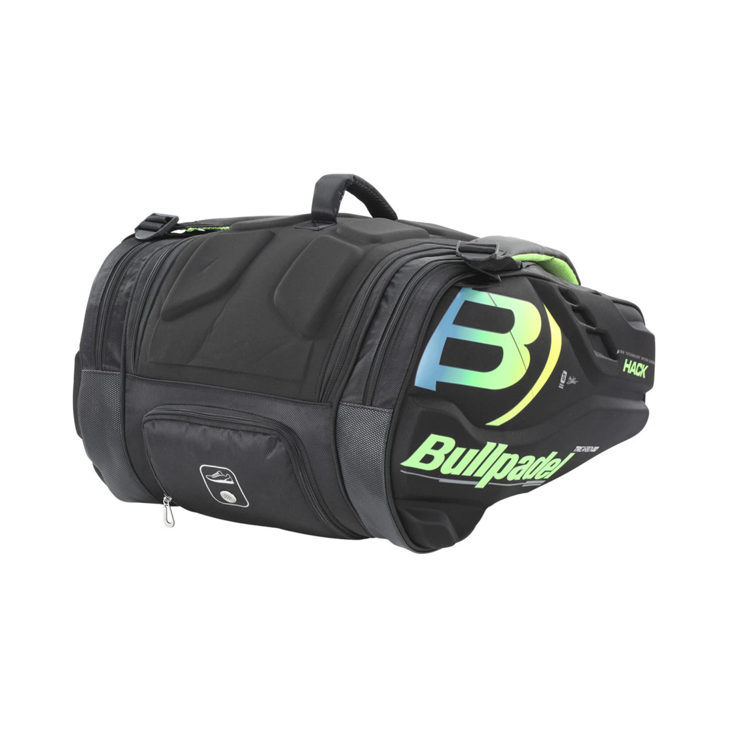 BULLPADEL HACK 005 Padel Racket Bag - Black, Green 5 BULLPADEL HACK 005 Padel Racket Bag - Black, Green - Image 5