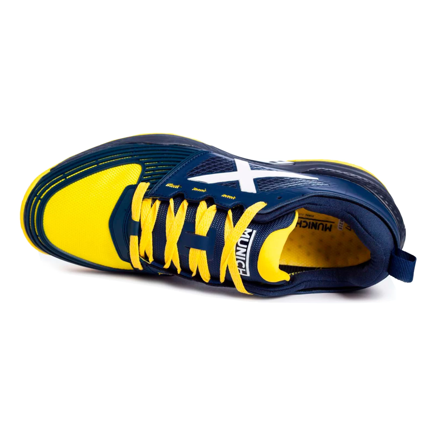 Munich Atomik 05 Padel Shoe Men - Dark Blue, Yellow 4 Munich Atomik 05 Padel Shoe Men - Dark Blue, Yellow - Image 4