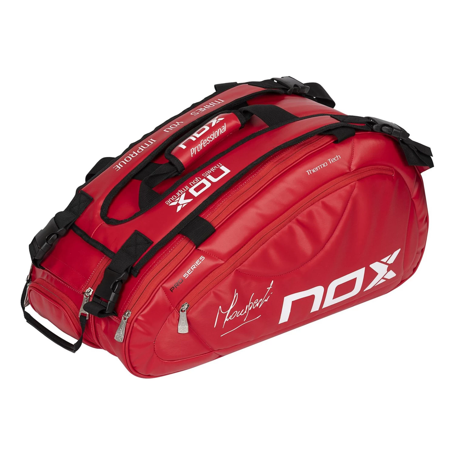 NOX Thermo Pro Series Padel Racket Bag - Red, Black 1 NOX Thermo Pro Series Padel Racket Bag - Red, Black