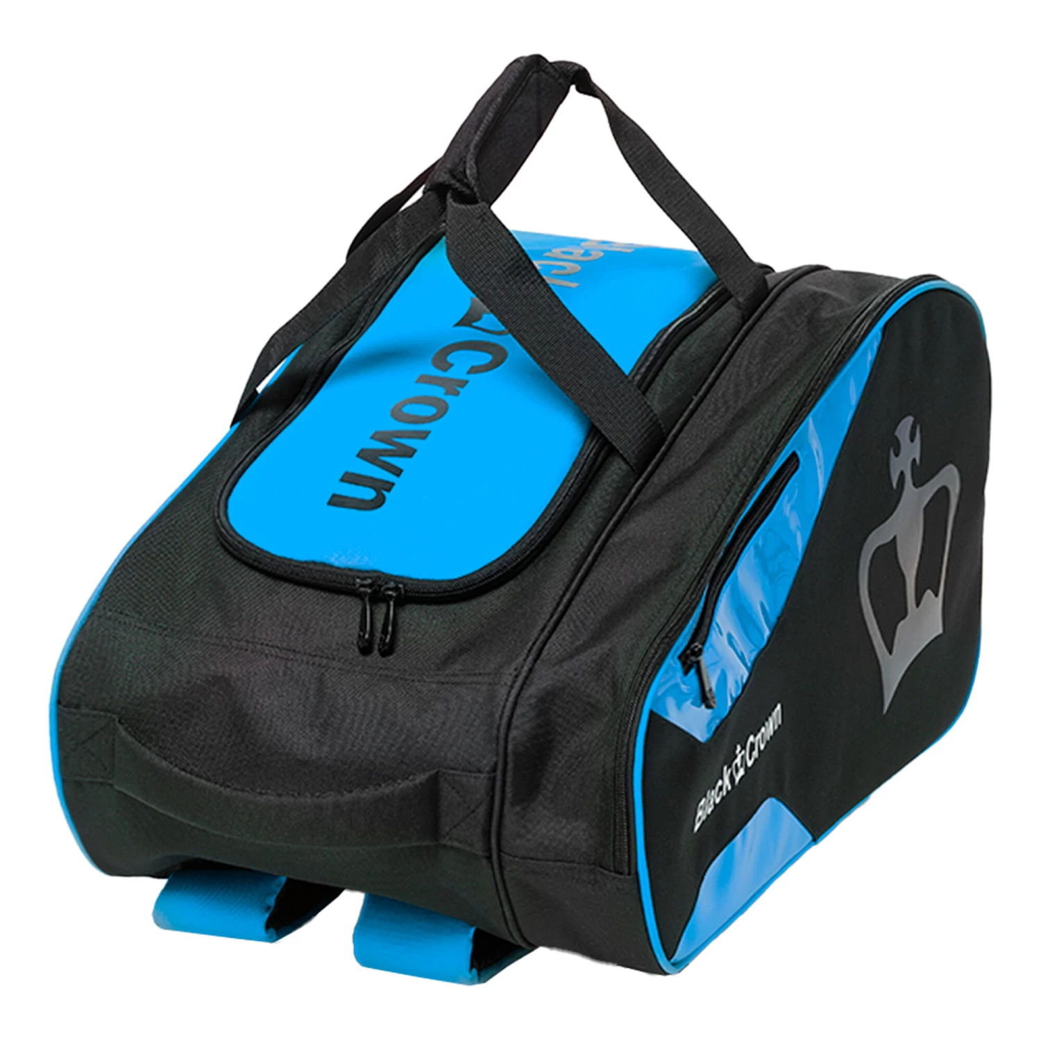 BLACK CROWN Zeus Padel Racket Bag - Black, Blue 1 BLACK CROWN Zeus Padel Racket Bag - Black, Blue