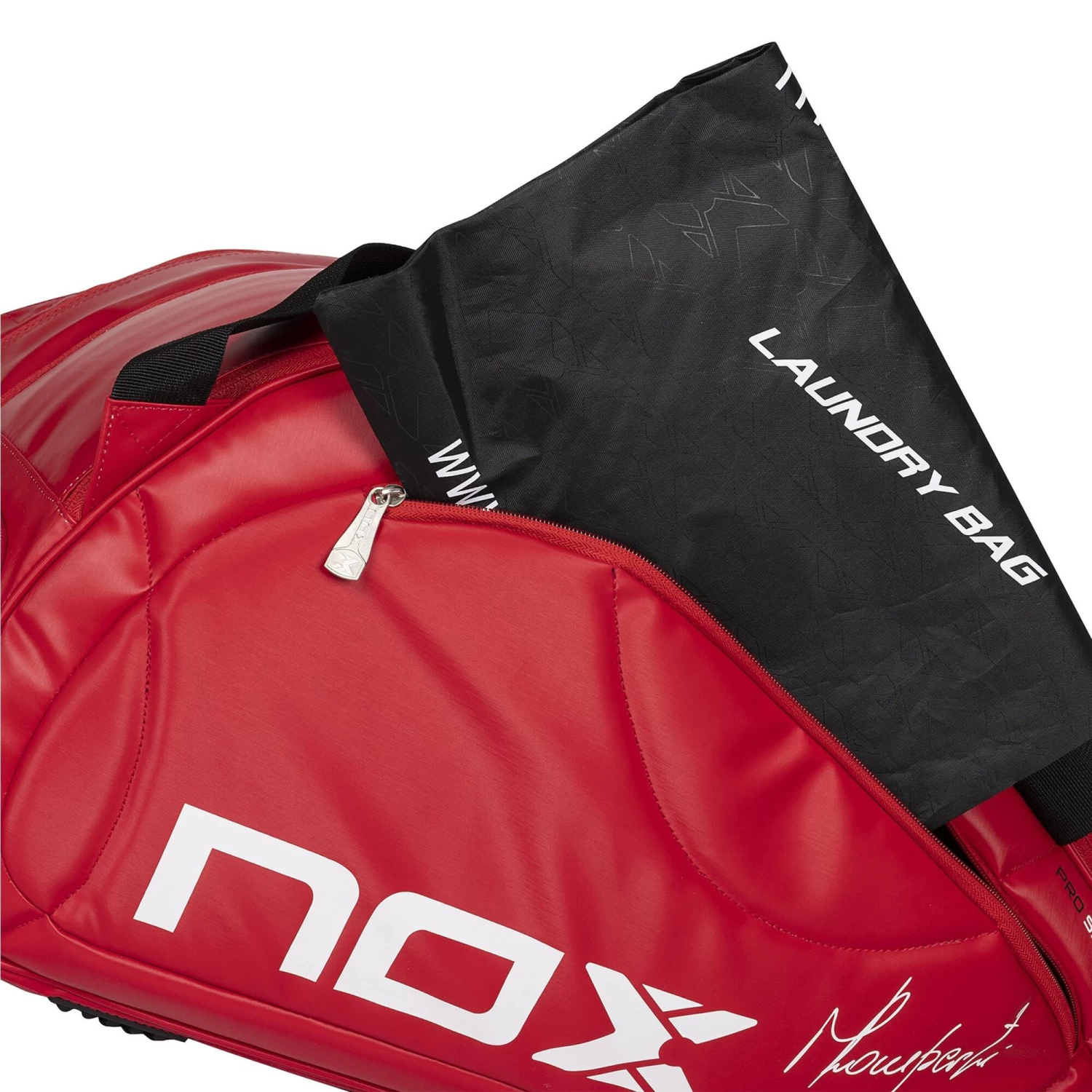 NOX Thermo Pro Series Padel Racket Bag - Red, Black 4 NOX Thermo Pro Series Padel Racket Bag - Red, Black - Image 4
