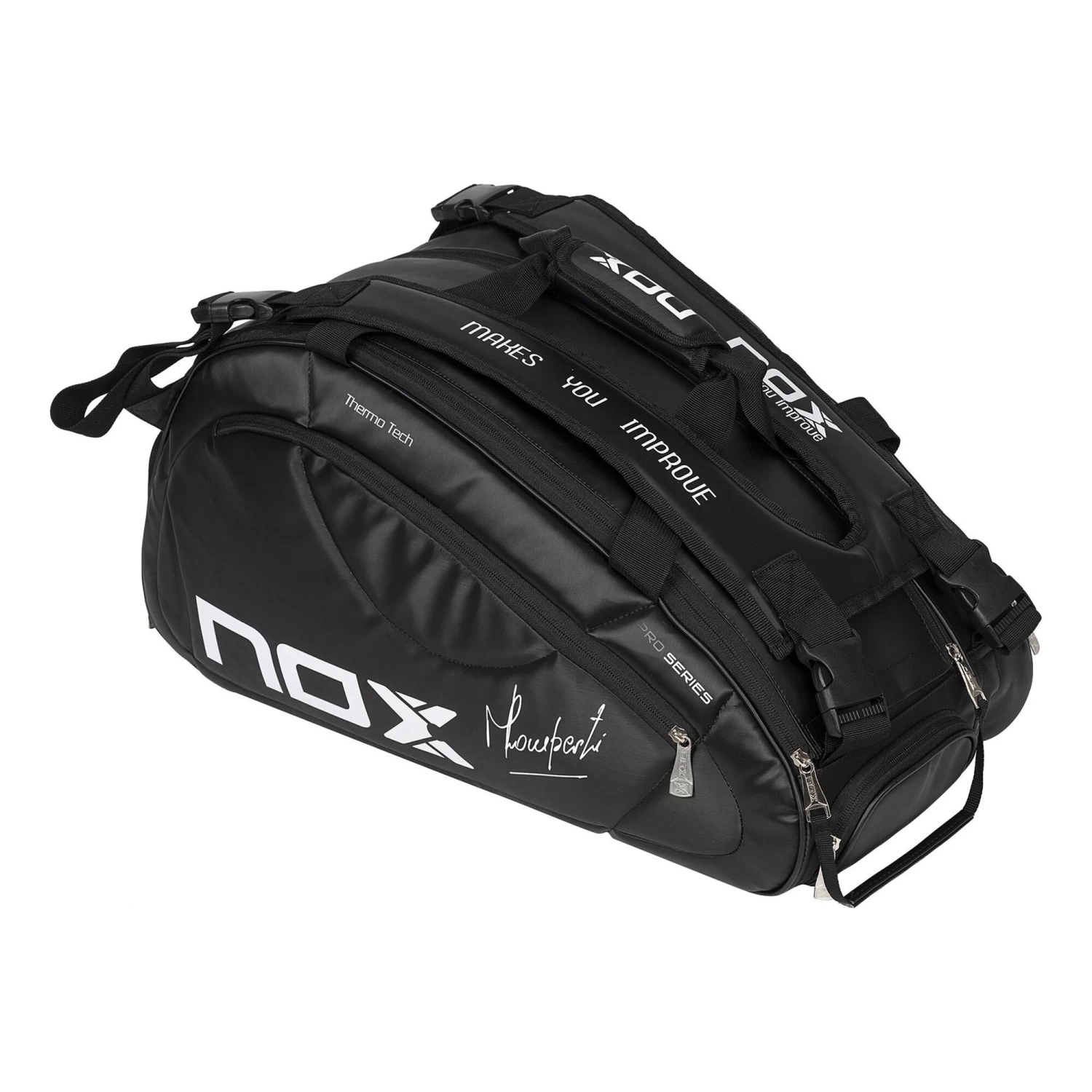 NOX Thermo Pro Series Padel Racket Bag - Black, White 5 NOX Thermo Pro Series Padel Racket Bag - Black, White - Image 5