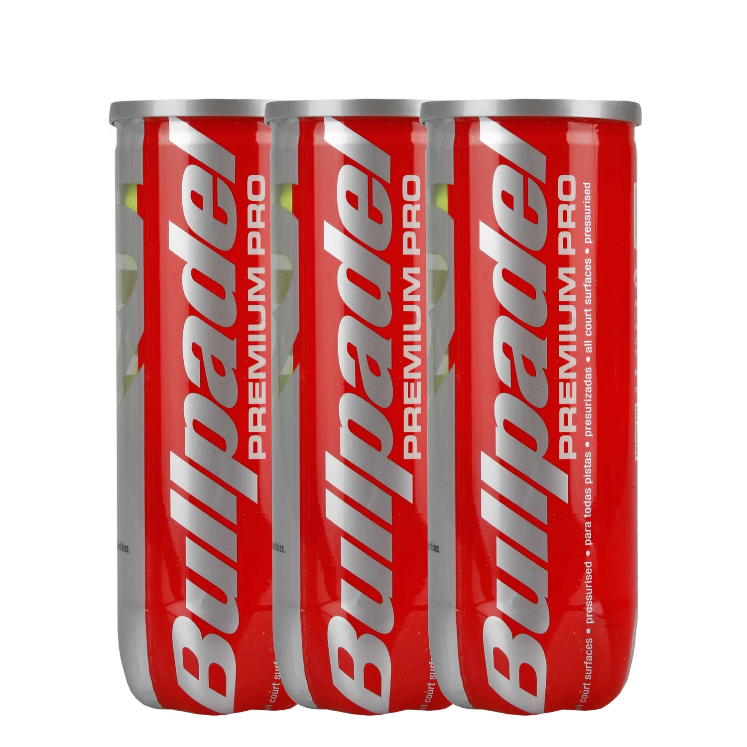 BULLPADEL Premium Pro 3x Ball 3 Tube 1 BULLPADEL Premium Pro 3x Ball 3 Tube