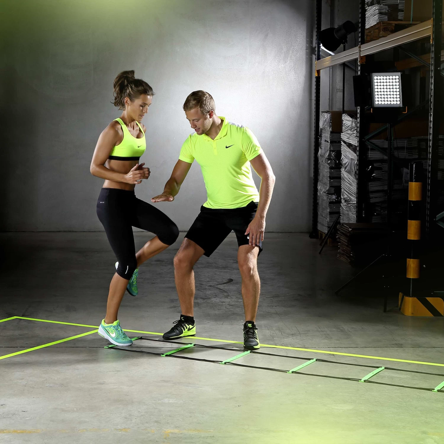 Agility Ladder 8m - Green, Black 3 Agility Ladder 8m - Green, Black - Image 3