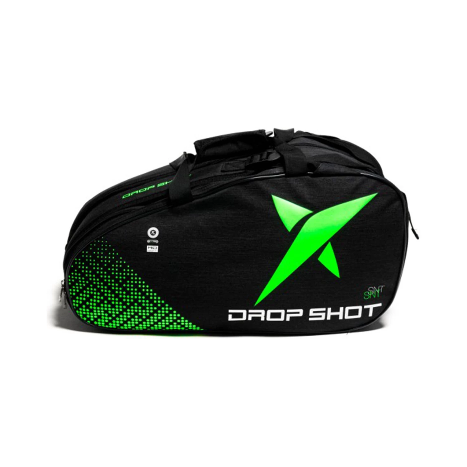 DROP SHOT ESSENTIAL 22 Padel Racket Bag - Black, Green 6 DROP SHOT ESSENTIAL 22 Padel Racket Bag - Black, Green - Image 6