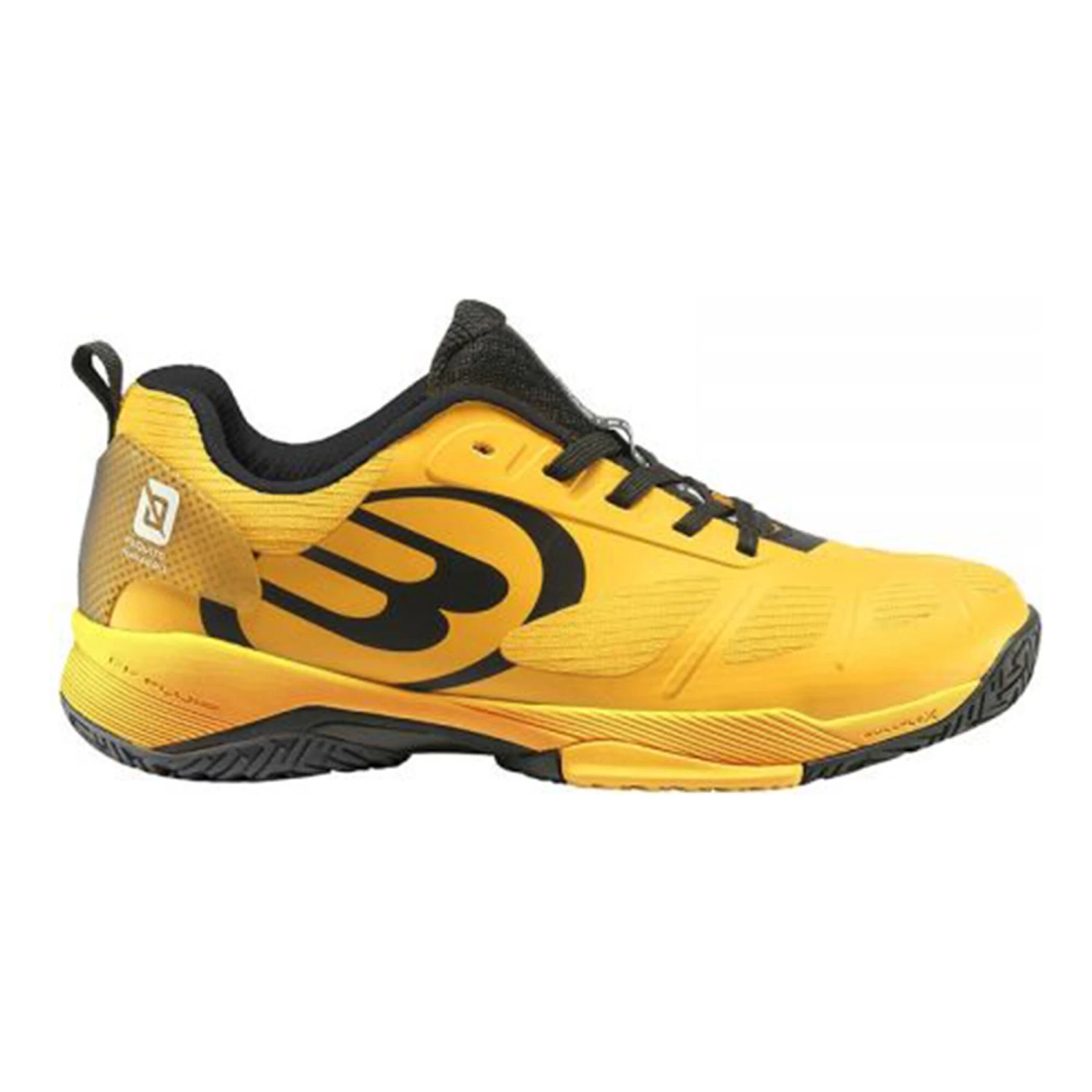 BULLPADEL Hack Hybrid Fly Padel Shoe Men - Yellow, Black 1 BULLPADEL Hack Hybrid Fly Padel Shoe Men - Yellow, Black