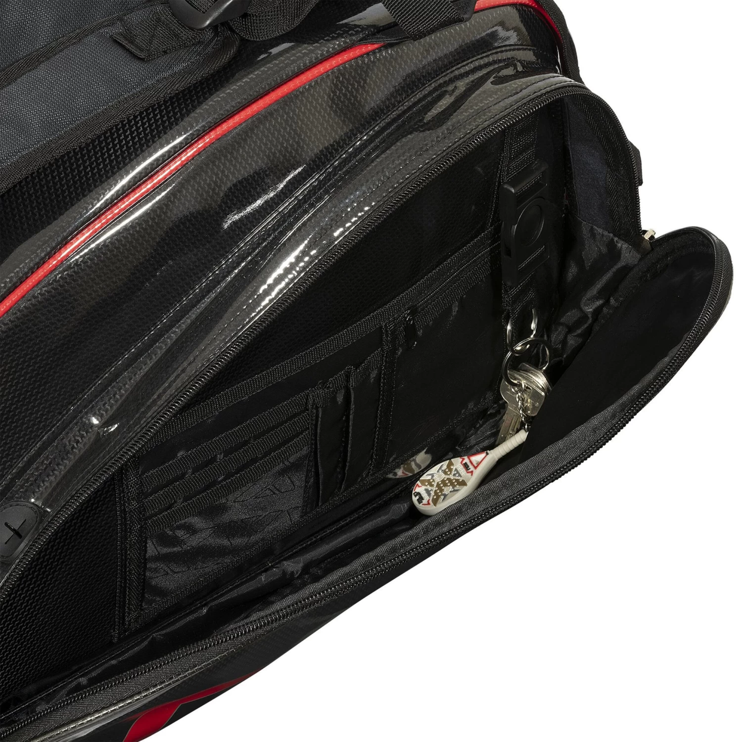 NOX AT10 TEAM Padel Racket Bag - Black, Red 4 NOX AT10 TEAM Padel Racket Bag - Black, Red - Image 4