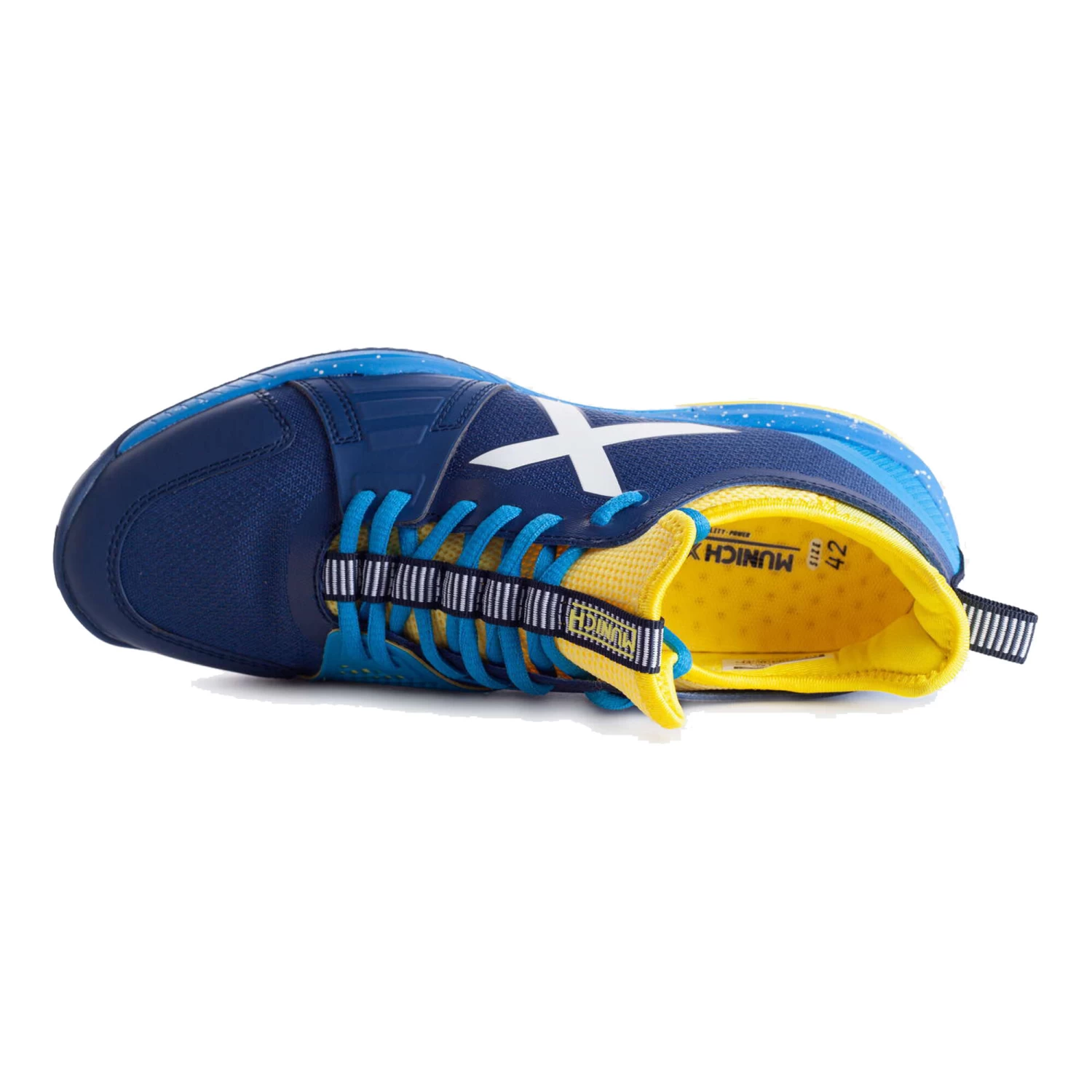 Munich Oxygen Padel Shoe Men - Blue, Yellow 3 Munich Oxygen Padel Shoe Men - Blue, Yellow - Image 3