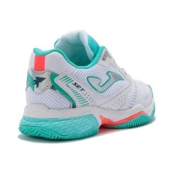 JOMA T.Set All Court Shoe Women - White, Turquoise -Sports Supplies Shop 00048000 0 7