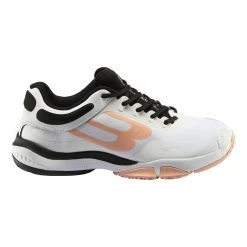 BULLPADEL Flow Hybrid Fly Padel Shoe Women - White, Black