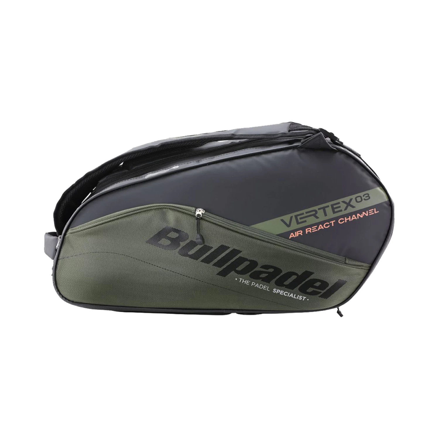 BULLPADEL VERTEX Padel Racket Bag - Black, Green 5 BULLPADEL VERTEX Padel Racket Bag - Black, Green - Image 5