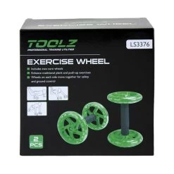 Exercise Wheel - Dual Training Device - Green, Black -Sports Supplies Shop 0007100000 10