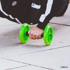 Exercise Wheel - Dual Training Device - Green, Black -Sports Supplies Shop 0007100000 11