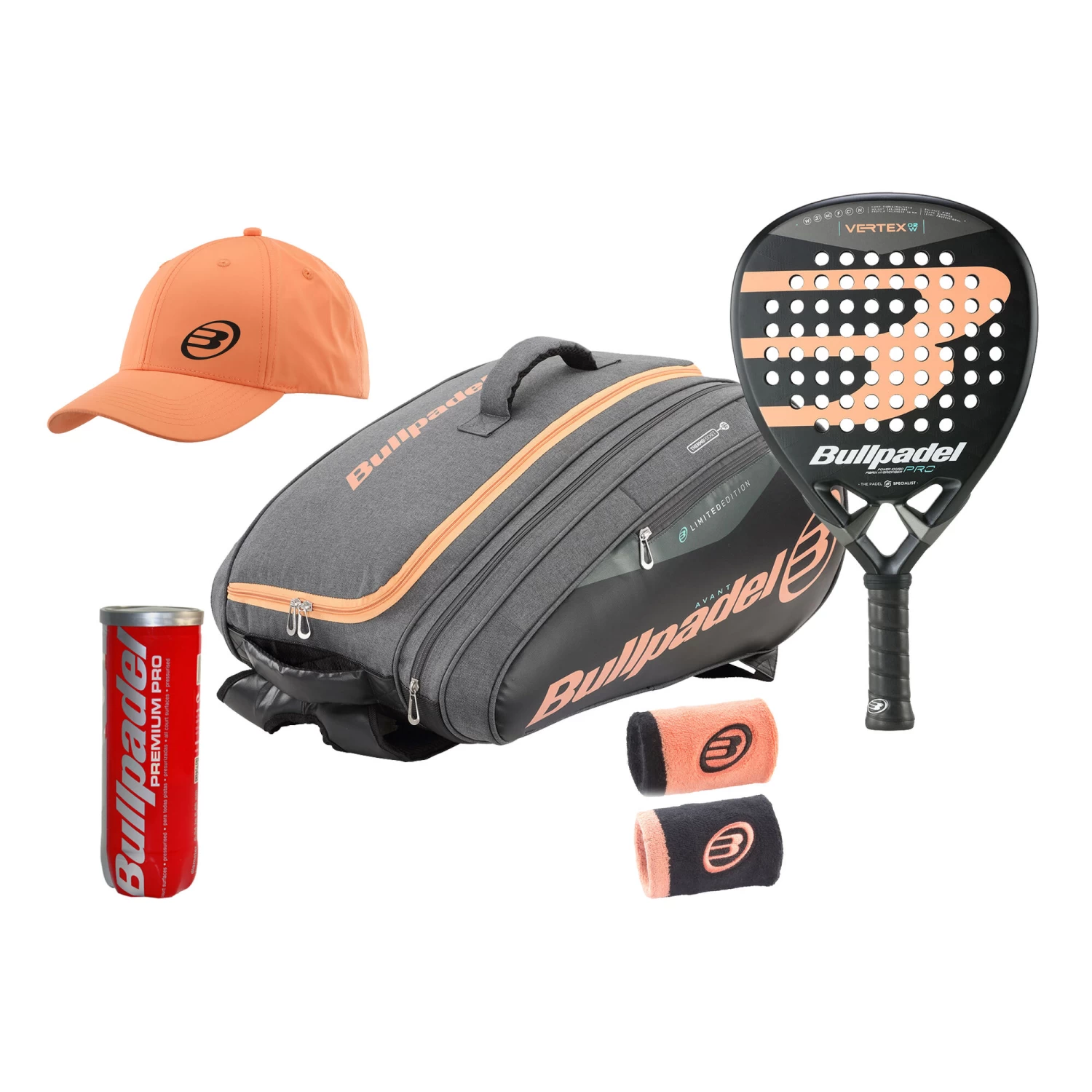 BULLPADEL Vertex Pack Vertex 2 LTD (Limited Edition, Plus Tennis Bag, Plus Ball Can) 1 BULLPADEL Vertex Pack Vertex 2 LTD (Limited Edition, Plus Tennis Bag, Plus Ball Can)