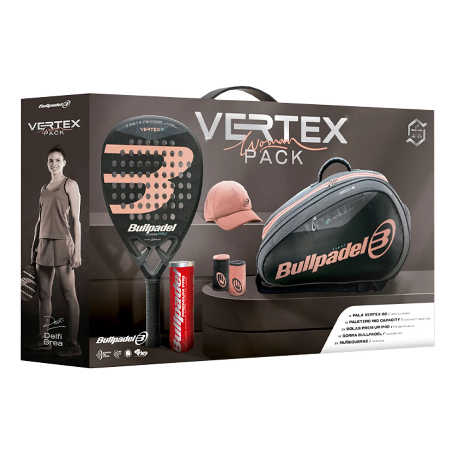 BULLPADEL Vertex Pack Vertex 2 LTD (Limited Edition, Plus Tennis Bag, Plus Ball Can) 2 BULLPADEL Vertex Pack Vertex 2 LTD (Limited Edition, Plus Tennis Bag, Plus Ball Can) - Image 2