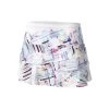 Splatter Up Scallop Skirt Women - White, Multicoloured