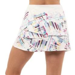 Splatter Up Scallop Skirt Women - White, Multicoloured 7 Splatter Up Scallop Skirt Women - White, Multicoloured -Sports Supplies Shop 00210000 12
