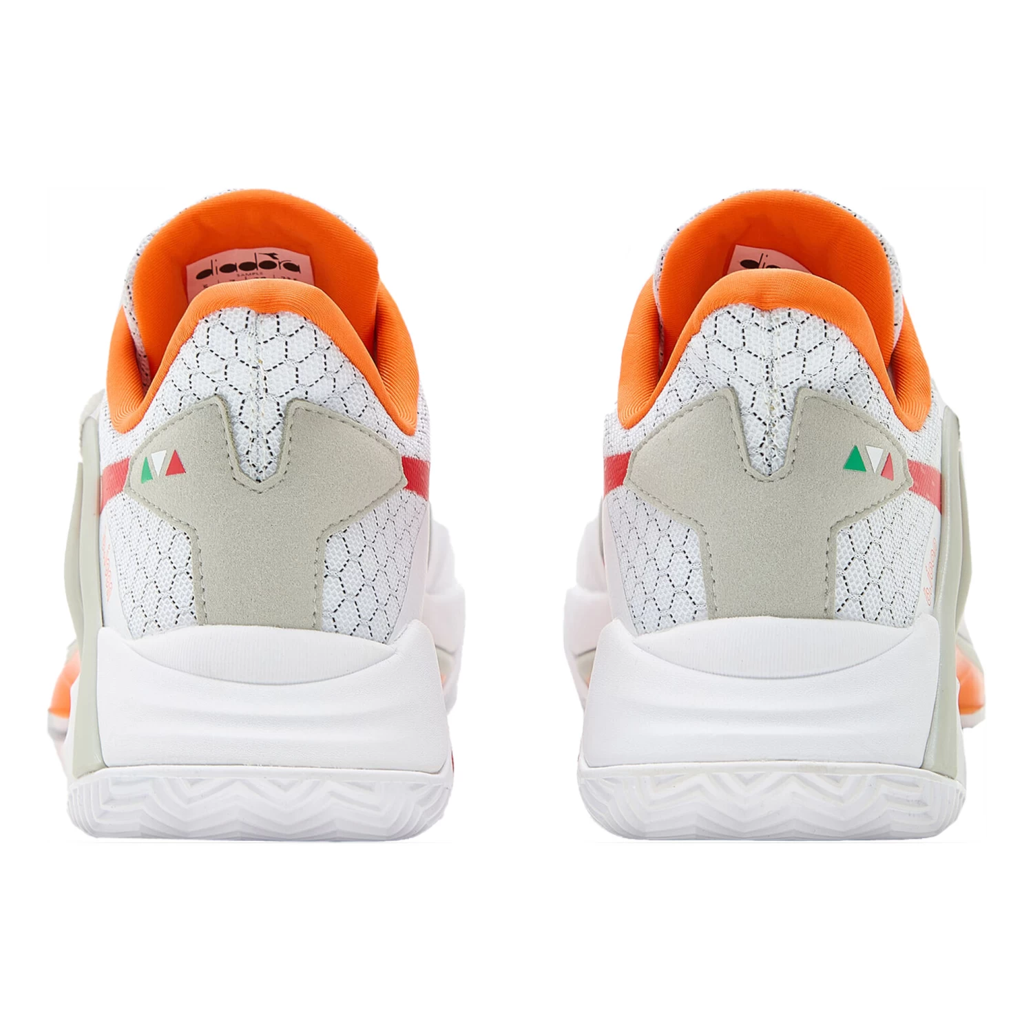 Diadora B.Icon Clay Court Shoe Women - White, Orange 4 Diadora B.Icon Clay Court Shoe Women - White, Orange - Image 4