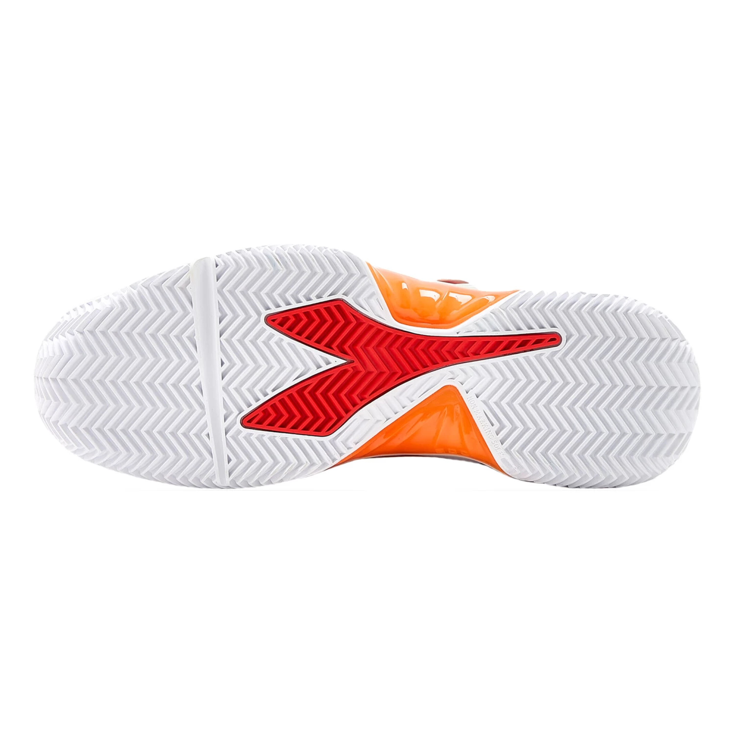 Diadora B.Icon Clay Court Shoe Women - White, Orange 3 Diadora B.Icon Clay Court Shoe Women - White, Orange - Image 3