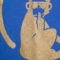 Retro Logo T-Shirt Women - Blue, Gold 15 Retro Logo T-Shirt Women - Blue, Gold -Sports Supplies Shop 00287000 10