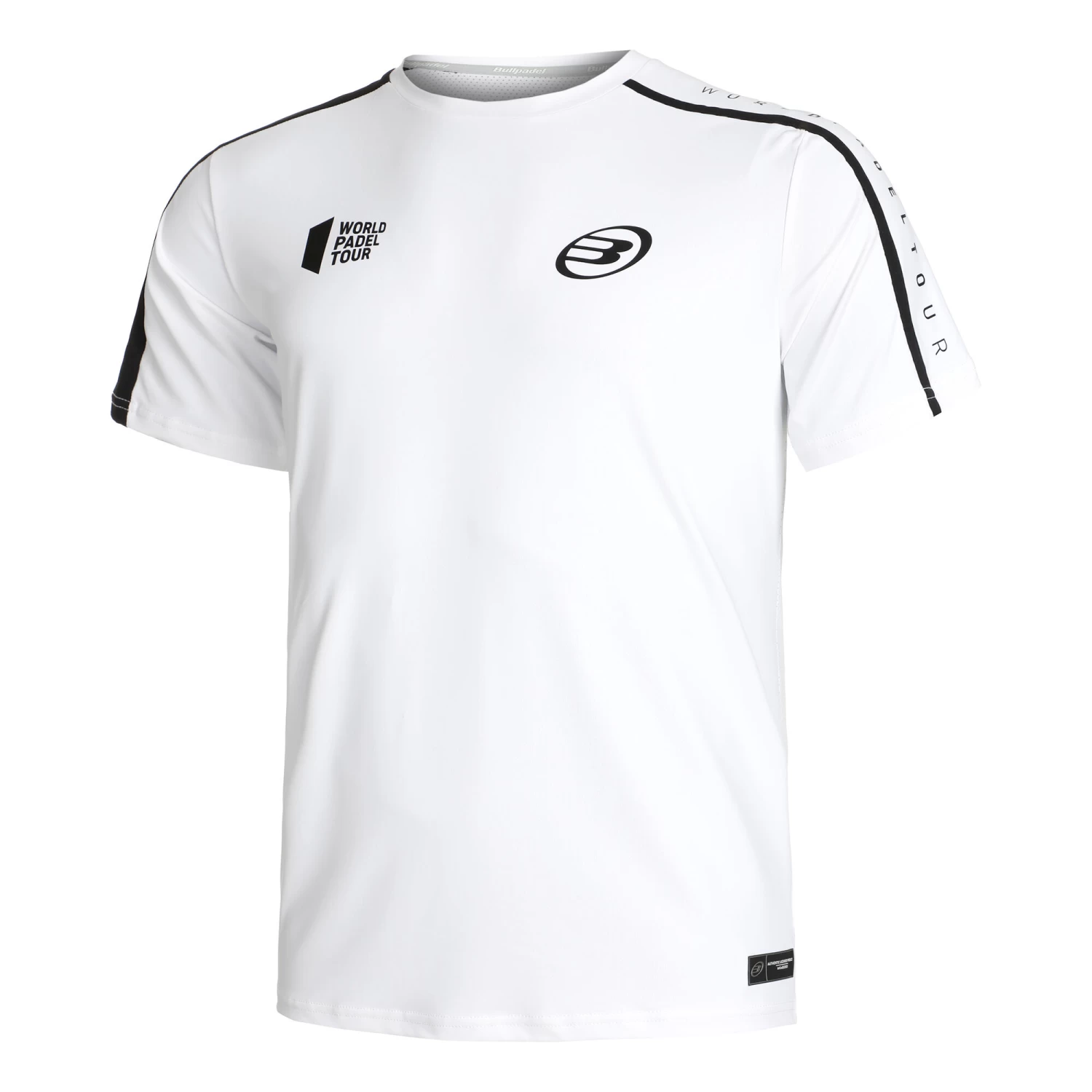 BULLPADEL Liron T-Shirt Men - White, Black 1 BULLPADEL Liron T-Shirt Men - White, Black