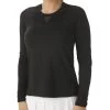 High-Low Long Sleeve Women - Black