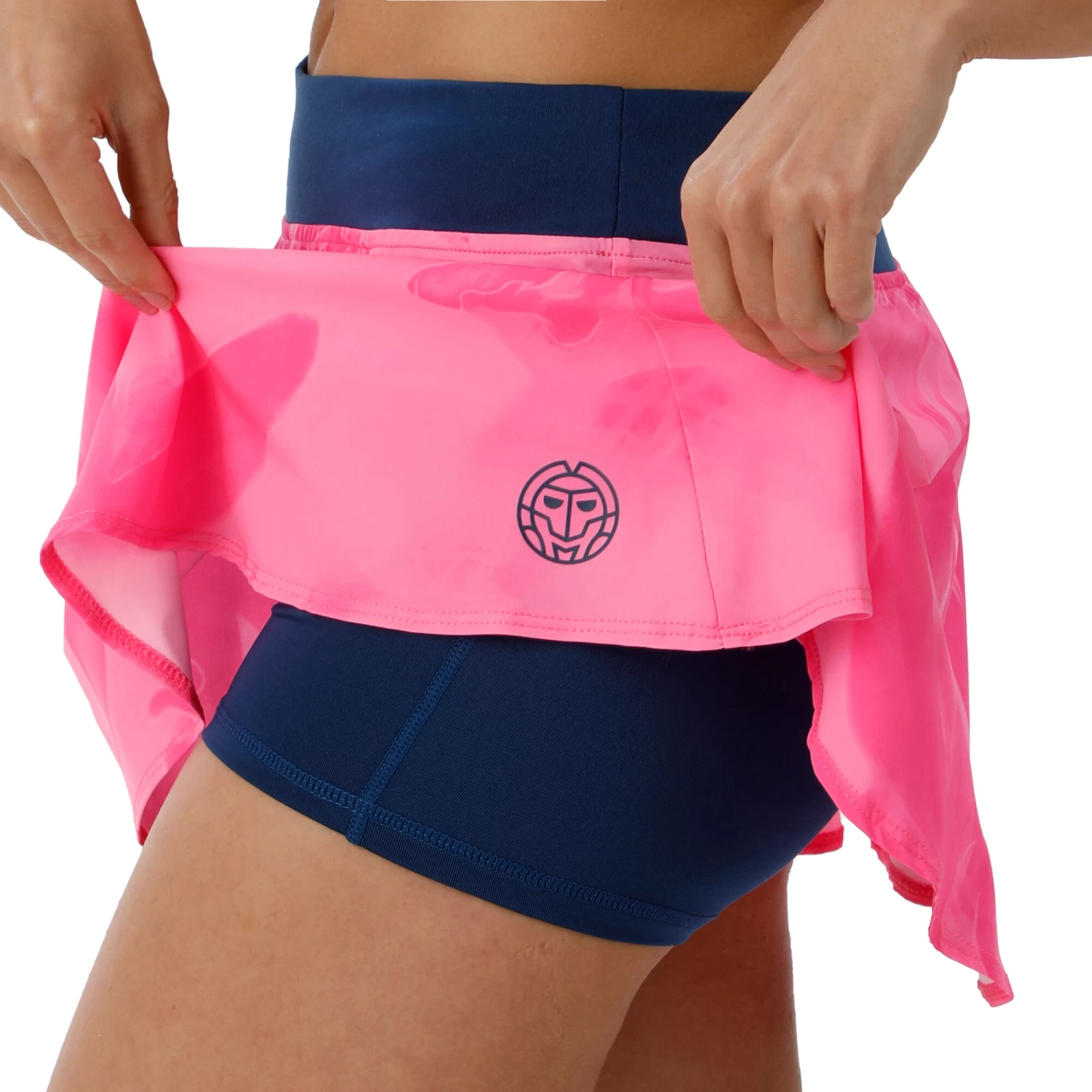 BIDI BADU Mora Tech Skirt Women - Pink, Dark Blue 4 BIDI BADU Mora Tech Skirt Women - Pink, Dark Blue - Image 4