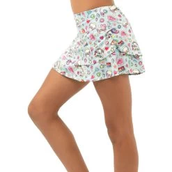 Follow The Beat With Back Pocket Skirt Girls - Light Blue, Multicoloured 7 Follow The Beat With Back Pocket Skirt Girls - Light Blue, Multicoloured -Sports Supplies Shop 01095000 11