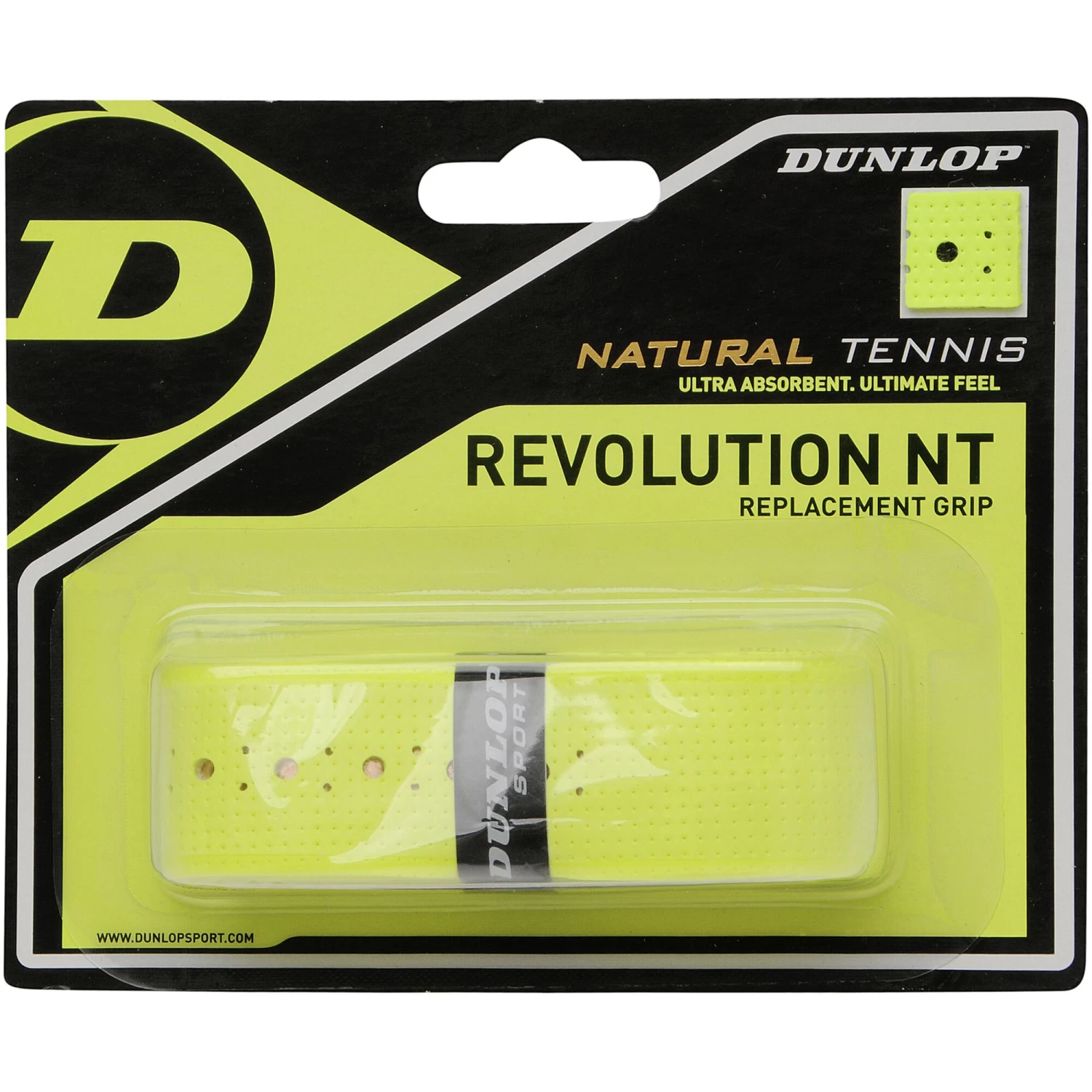 Dunlop Revolution NT Replacement Grip 1 Pack - Yellow 1 Dunlop Revolution NT Replacement Grip 1 Pack - Yellow