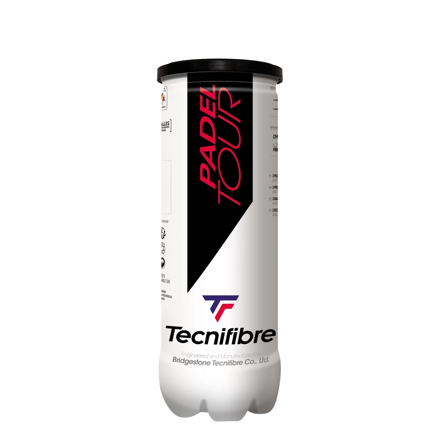 TECNIFIBRE Tour 3 Ball Tube 1 TECNIFIBRE Tour 3 Ball Tube