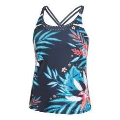 Keepin' It Rio With Bra Tank Top Women - Blue, Multicoloured