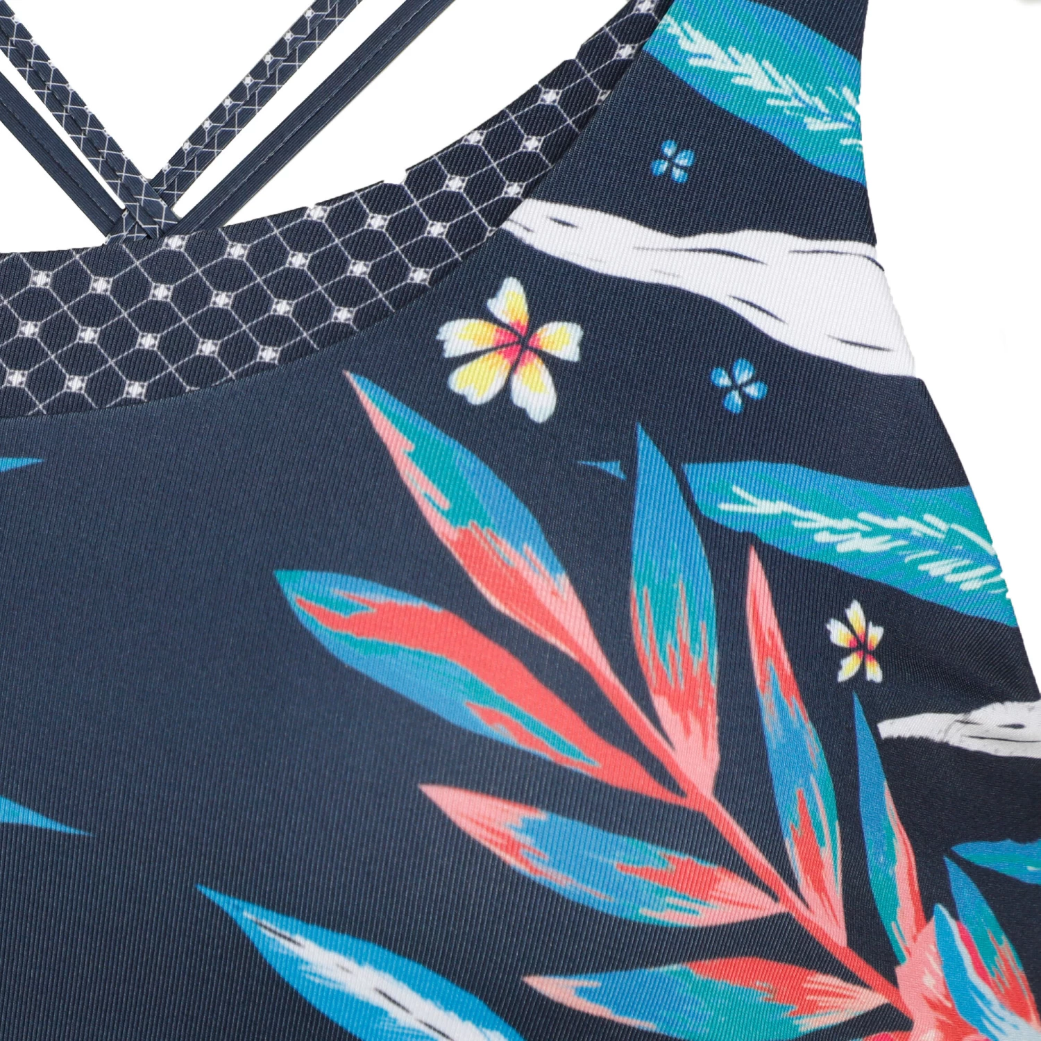 Keepin' It Rio With Bra Tank Top Women - Blue, Multicoloured 4 Keepin' It Rio With Bra Tank Top Women - Blue, Multicoloured - Image 4