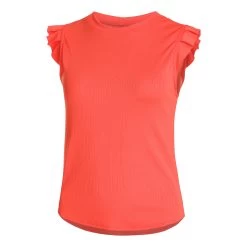 Bring Rib On Tank Top Women - Coral