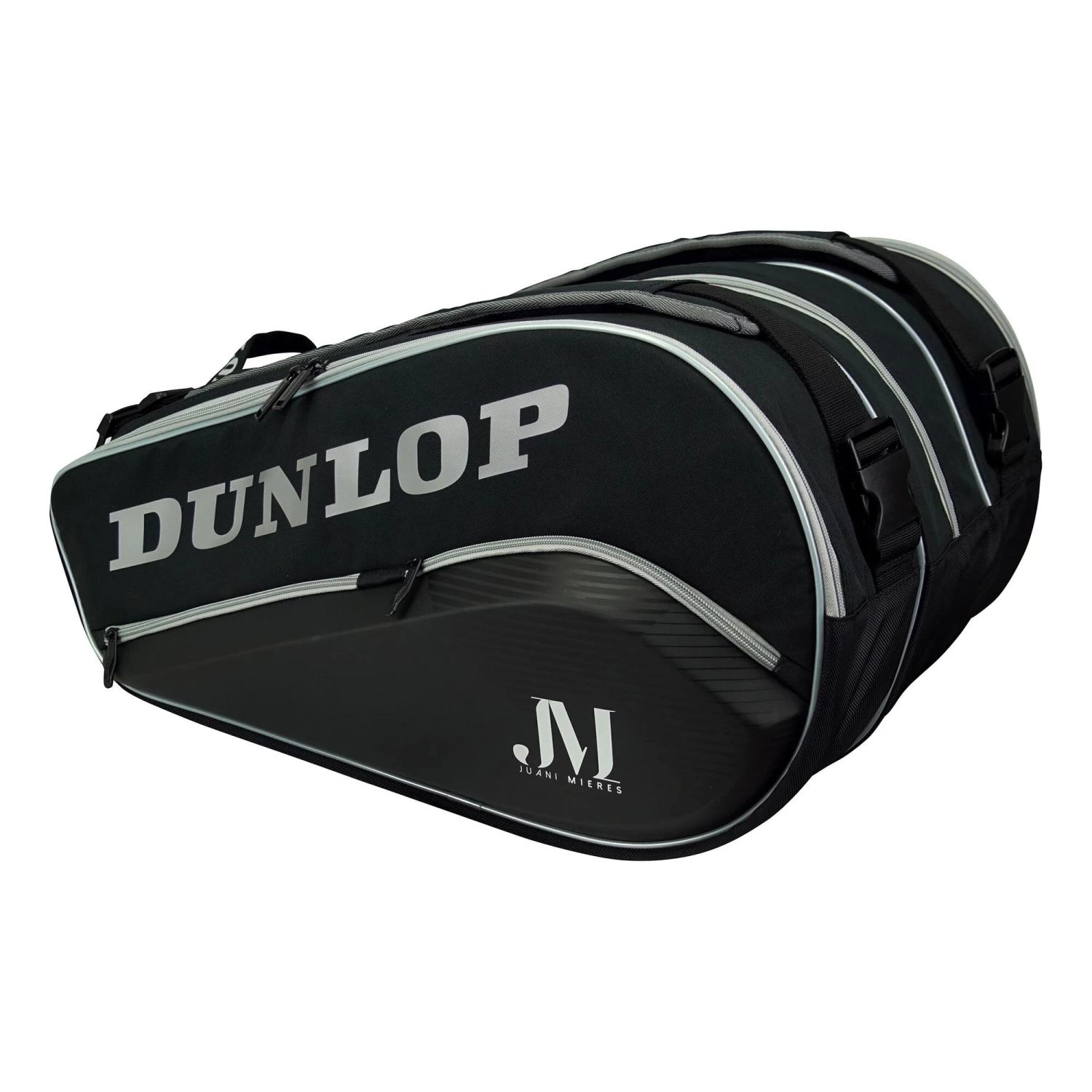 Dunlop Elite Thermo (Mieres) Padel Racket Bag - Black, Silver 1 Dunlop Elite Thermo (Mieres) Padel Racket Bag - Black, Silver
