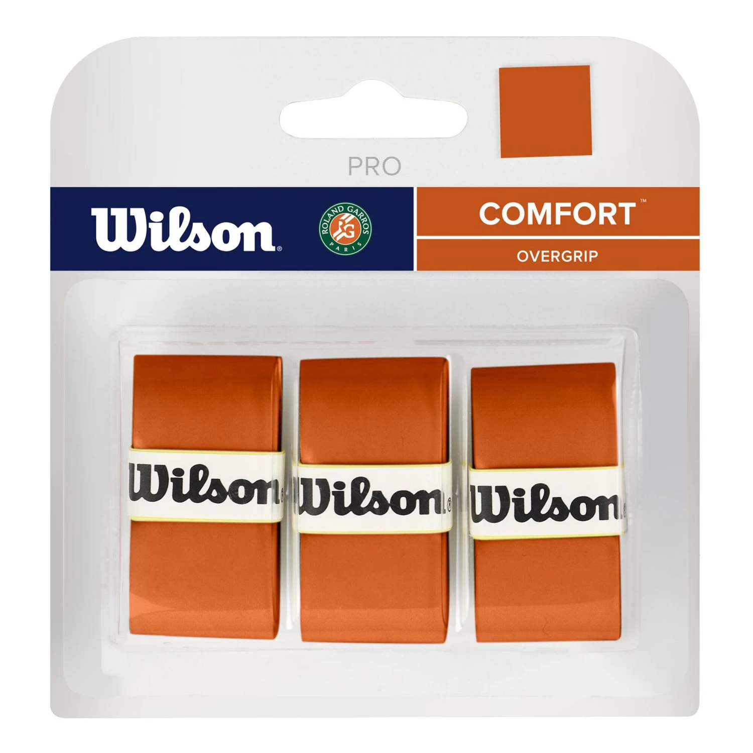 Wilson Pro Overgrip Clay Roland Garros - Brown 1 Wilson Pro Overgrip Clay Roland Garros - Brown