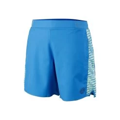 BIDI BADU Bevis 7in Tech Shorts Men - Blue, Light Green