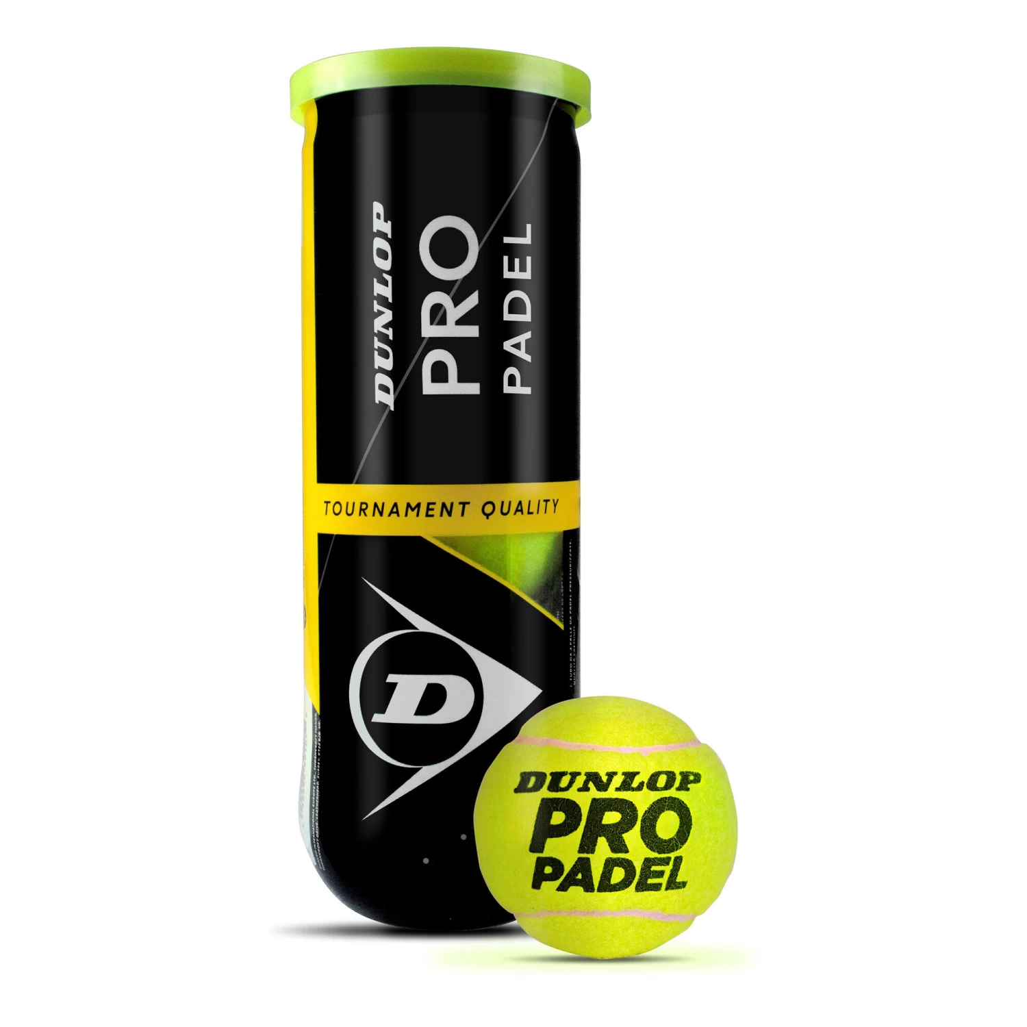 Dunlop Pro Padel 3 Ball Tube 2 Dunlop Pro Padel 3 Ball Tube - Image 2