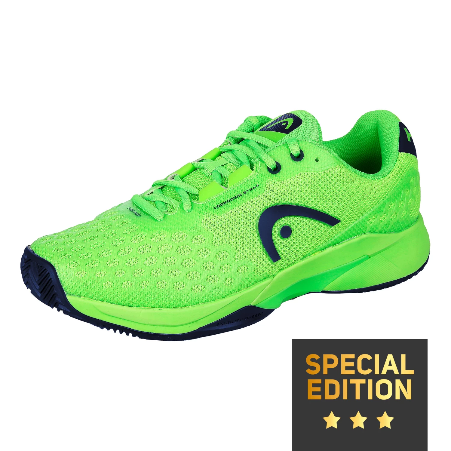 Head Revolt Pro 3.0 Limited Clay Court Shoe Special Edition Men - Neon Green, Dark Blue 1 Head Revolt Pro 3.0 Limited Clay Court Shoe Special Edition Men - Neon Green, Dark Blue
