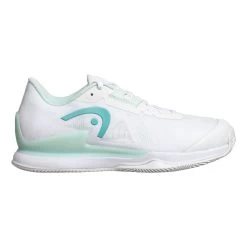 Head Sprint Pro 3.5 Clay Court Shoe Women - White, Mint