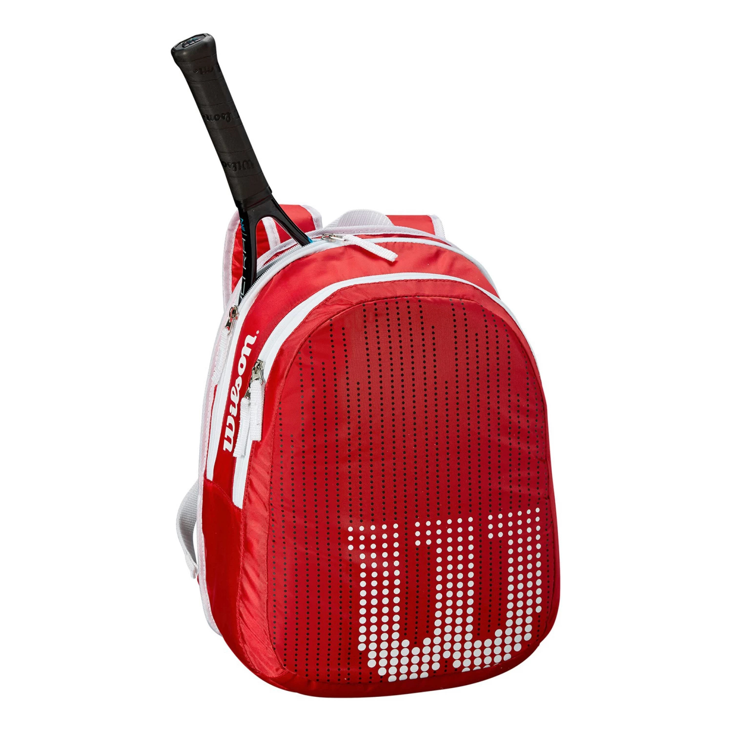 Wilson Junior Backpack - Red, White 2 Wilson Junior Backpack - Red, White - Image 2