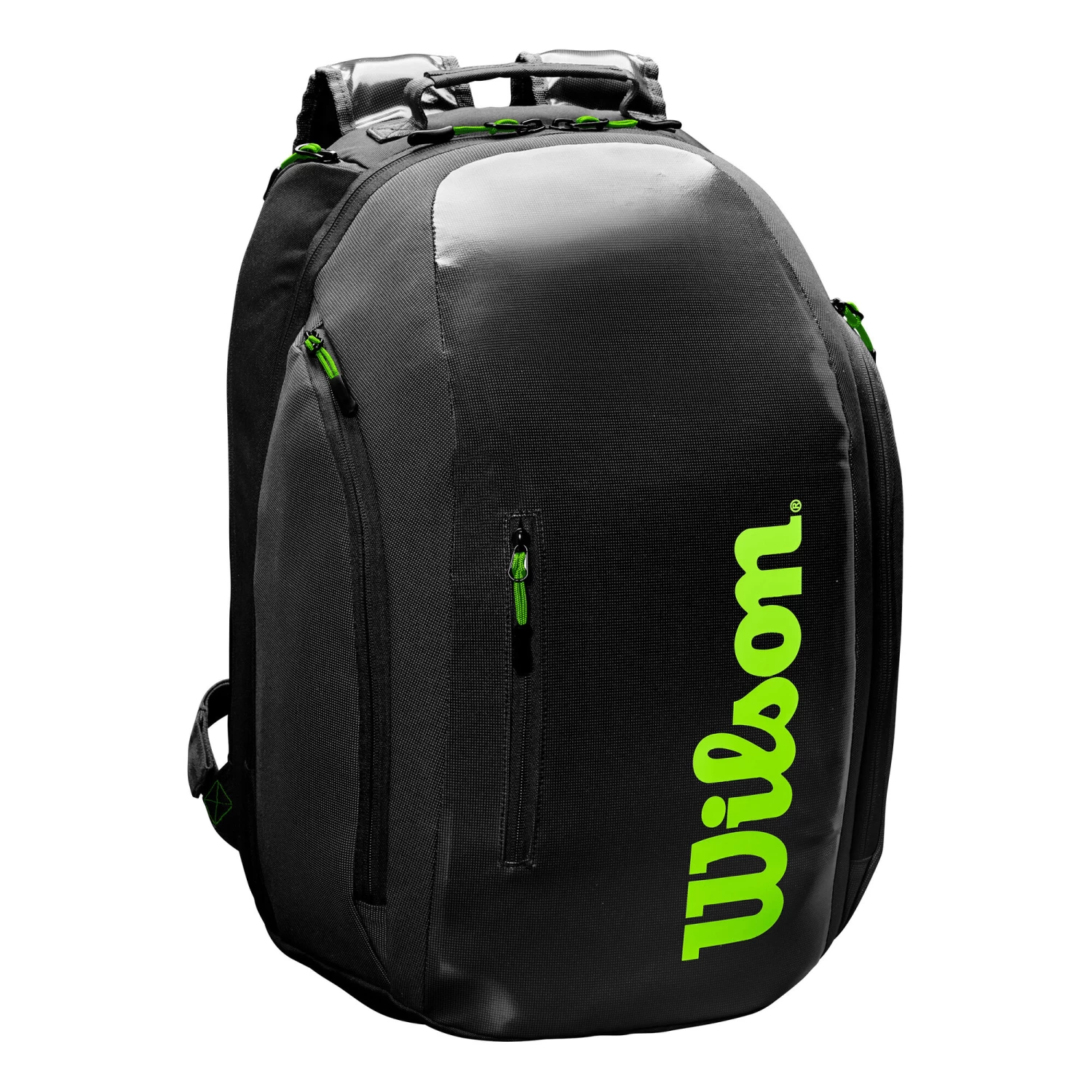 Wilson Super Tour Backpack - Black, Green 1 Wilson Super Tour Backpack - Black, Green