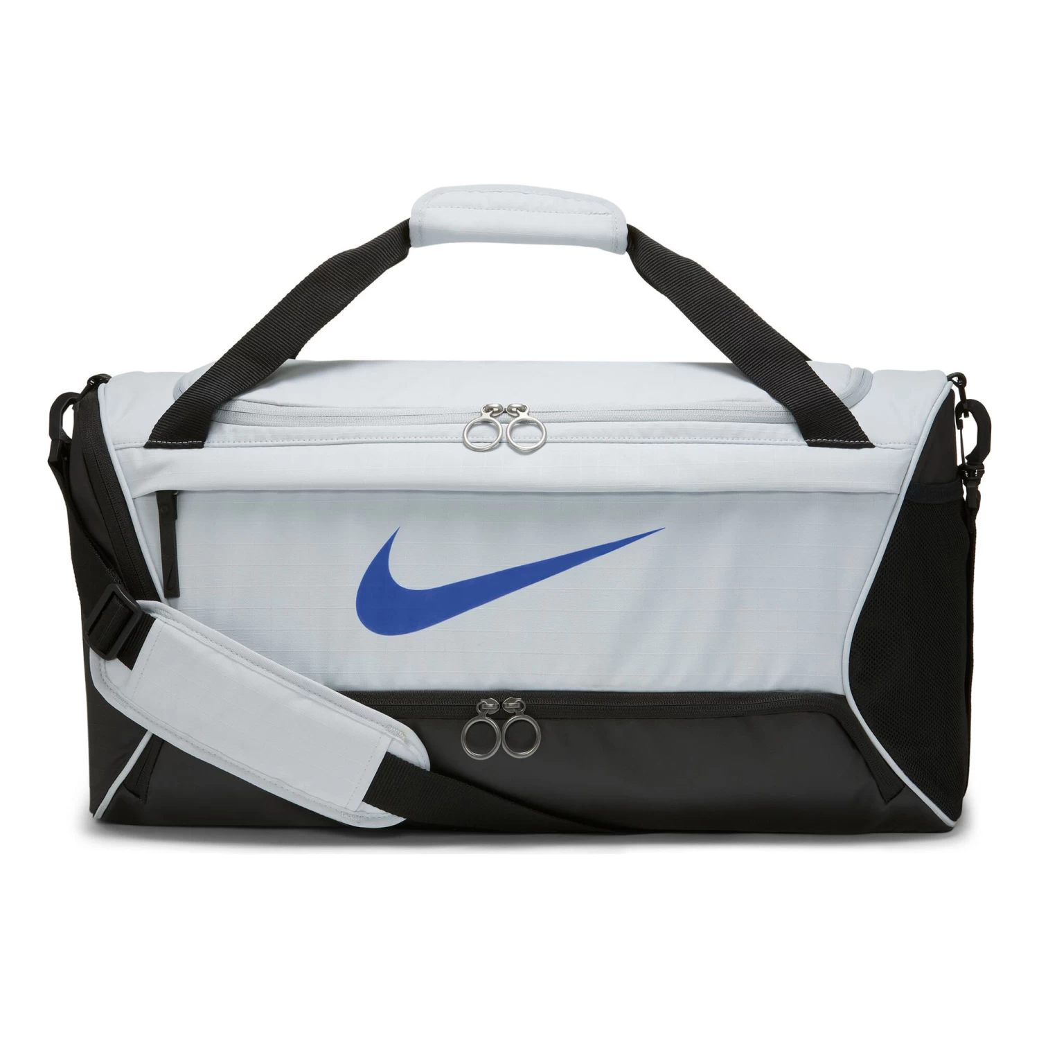 Nike Brasilia Sports Bag - Silver, Black 1 Nike Brasilia Sports Bag - Silver, Black