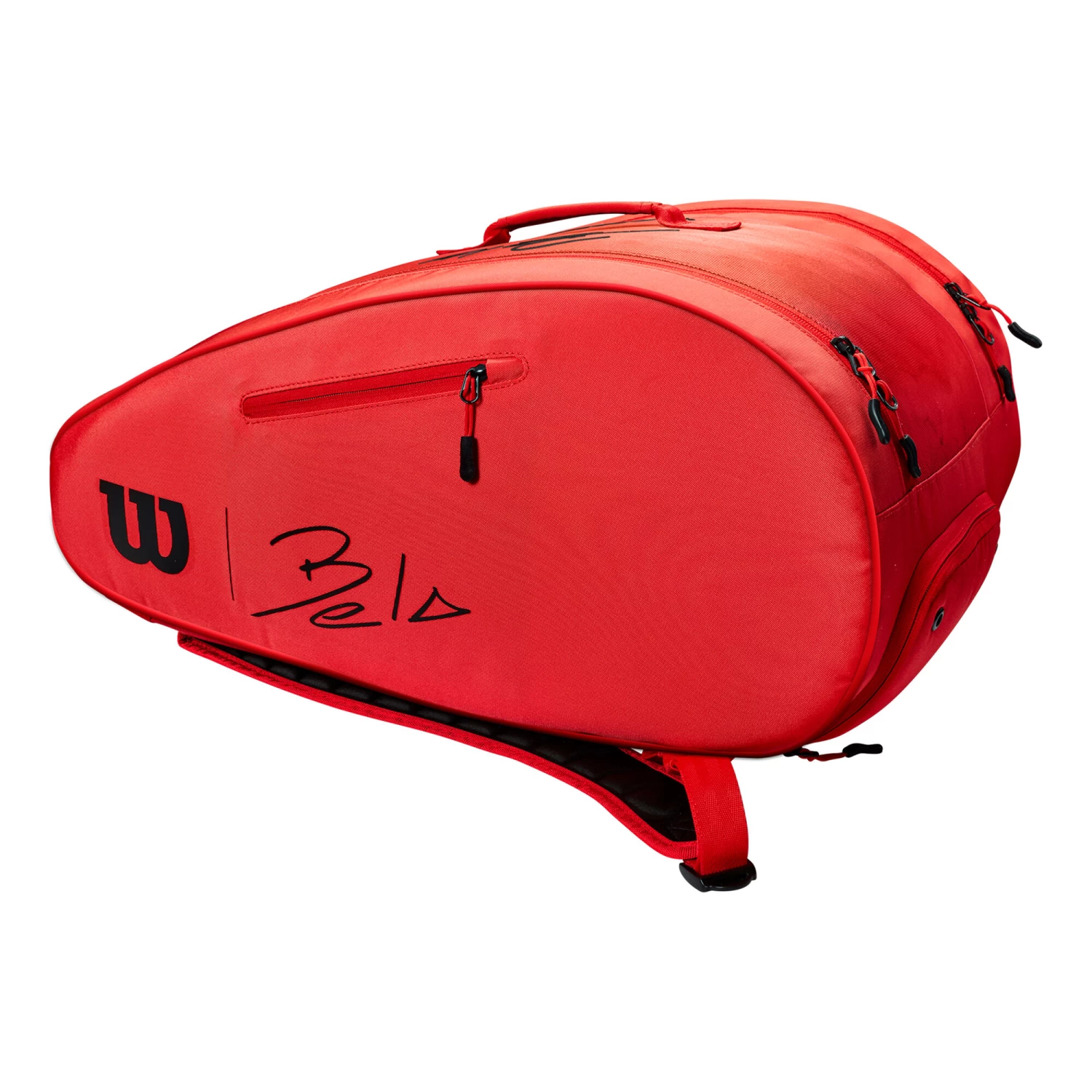 Wilson Bela Super Tour Padel Racket Bag - Lightred, Black 2 Wilson Bela Super Tour Padel Racket Bag - Lightred, Black - Image 2