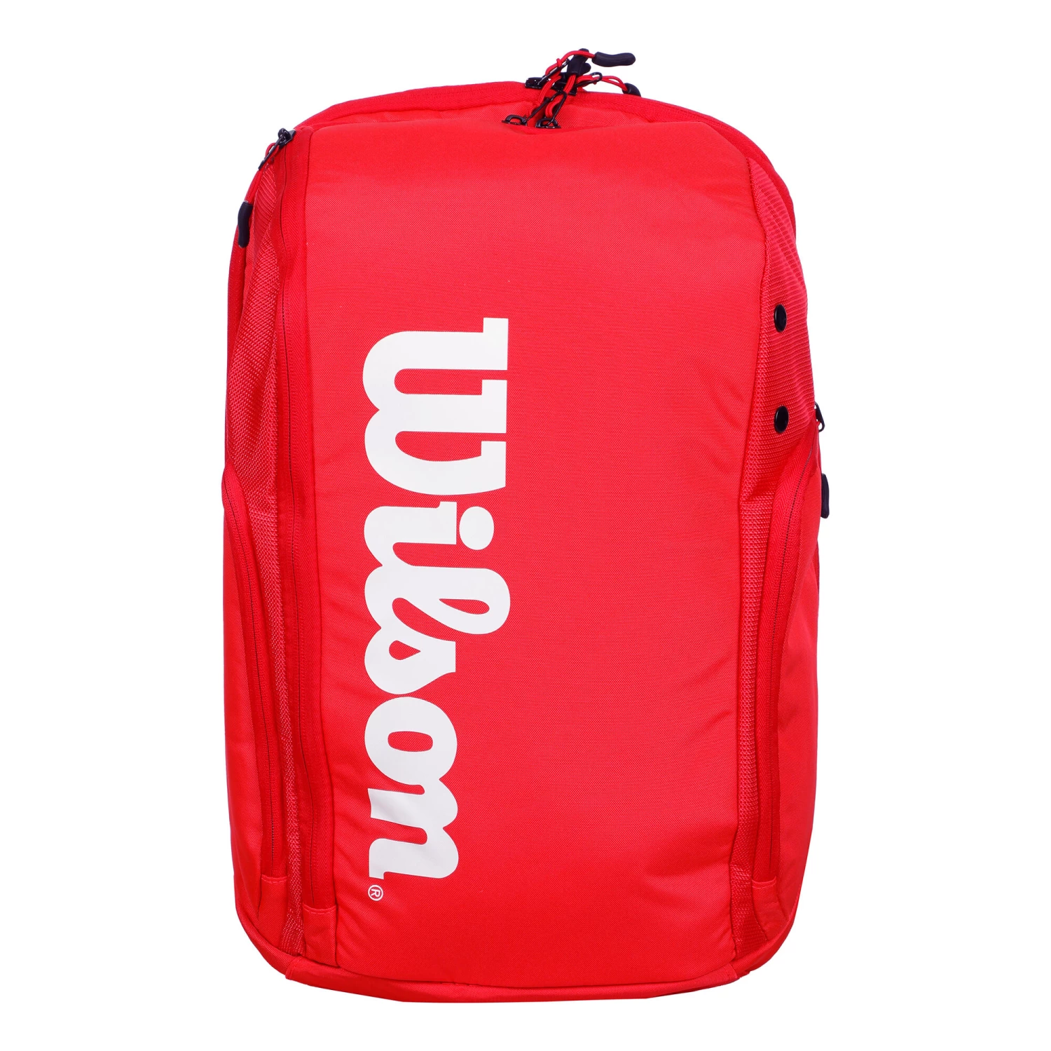 Wilson Super Tour Pro Staff Backpack - Red, White 1 Wilson Super Tour Pro Staff Backpack - Red, White